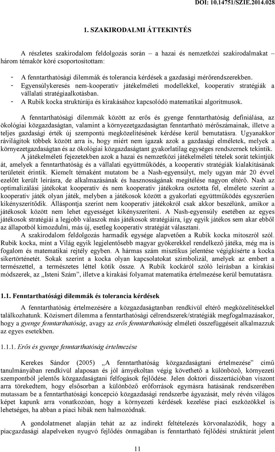 Fenntarthatósági kritériumok értelmezése játékelméleti modellek  alkalmazásával - PDF Free Download