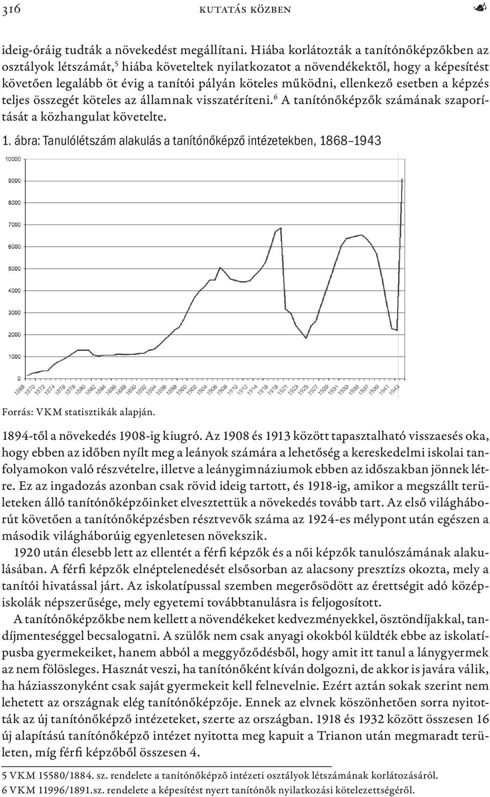 esetben a képzés teljes összegét köteles az államnak visszatéríteni. 6 A tanítónőképzők számának szaporítását a közhangulat követelte. 1.