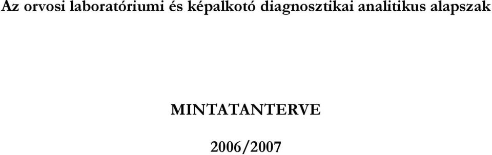 diagnosztikai