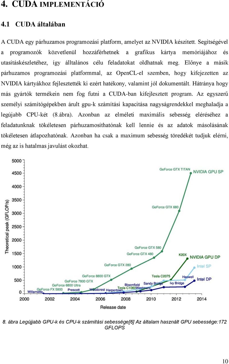 Előnye a másik párhuzamos programozási platformmal, az OpenCL-el szemben, hogy kifejezetten az NVIDIA kártyákhoz fejlesztették ki ezért hatékony, valamint jól dokumentált.