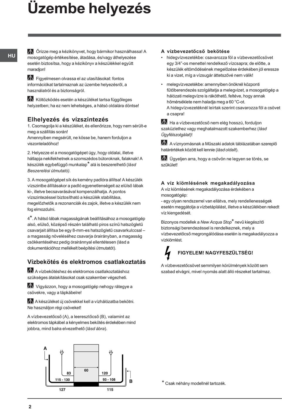 Használati útmutató MOSOGATÓGÉP - PDF Ingyenes letöltés
