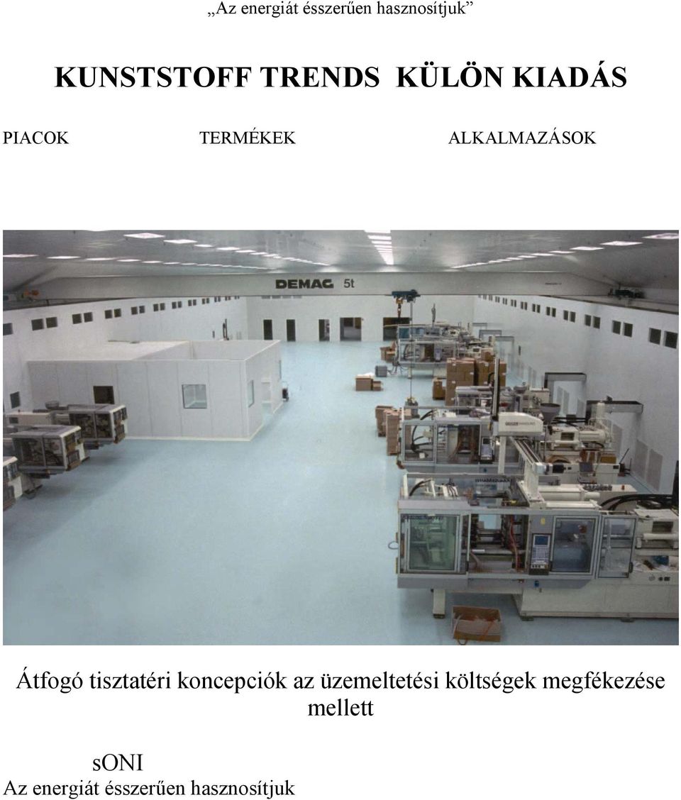 tisztatéri koncepciók az üzemeltetési költségek