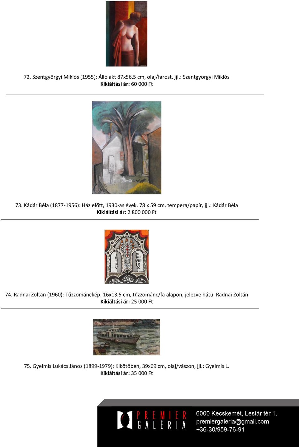 Borítékos aukció tételei. Múzeumok éjszakája június PDF Free Download