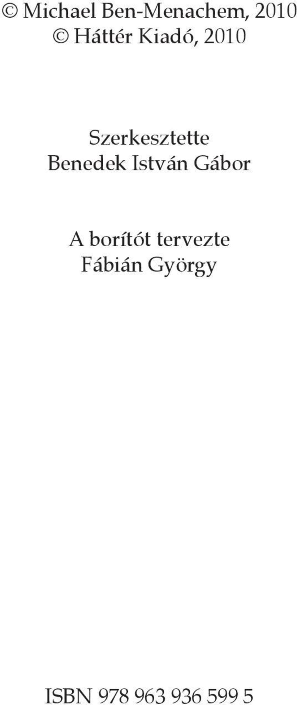 István Gábor A borítót tervezte