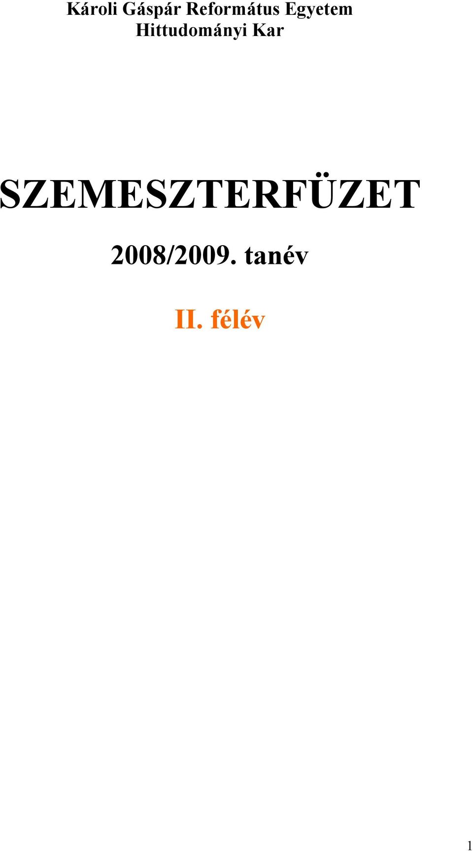 Hittudományi Kar