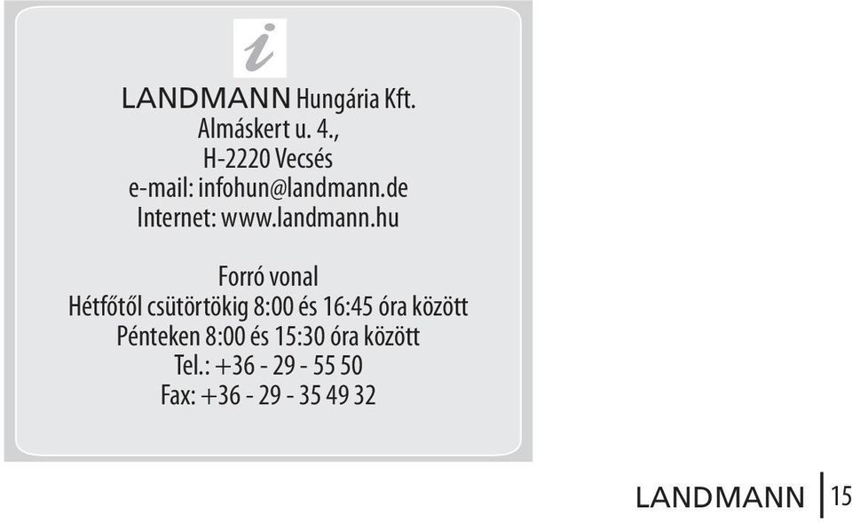 landmann.