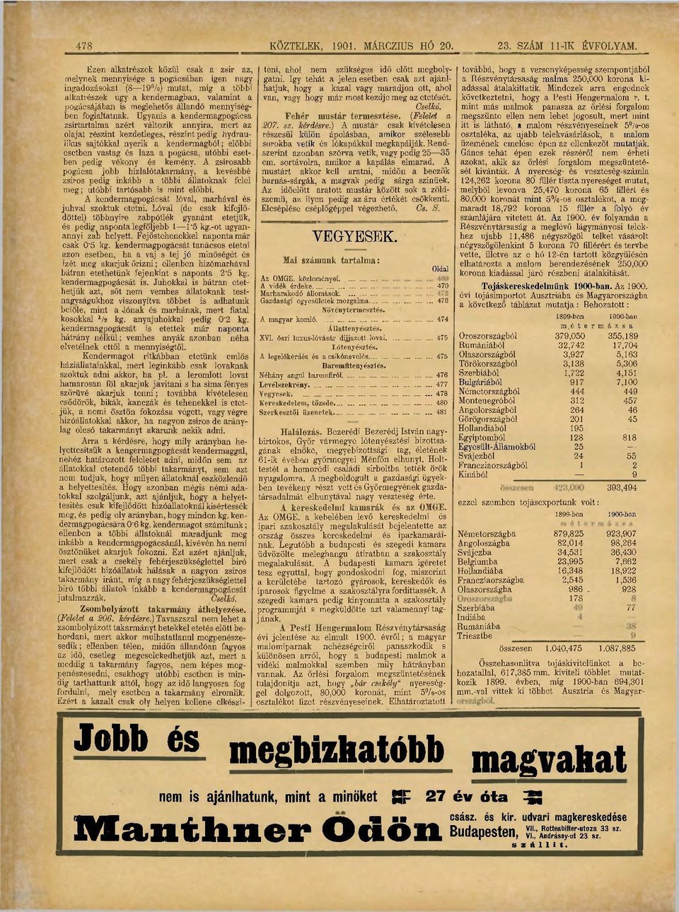 állandó mennyiségiben foglaltatnak.
