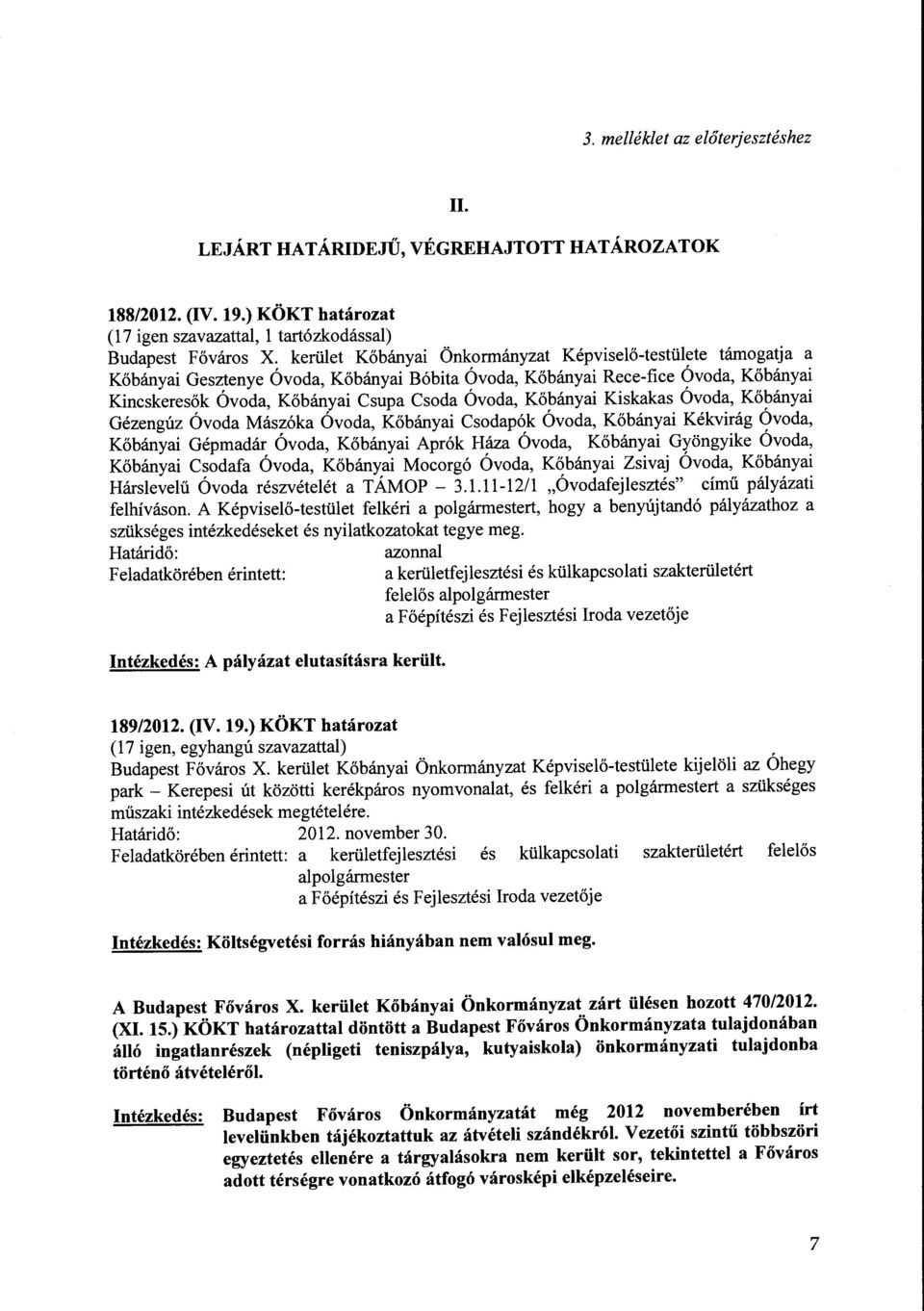 Kobanyai Kiskakas 6voda, Kobanyai Gezenguz 6voda Masz6ka 6voda, Kobanyai Csodap6k 6voda, Kobanyai Kekvirag 6voda, Kobanyai Gepmadar 6voda, Kobanyai Apr6k Haza 6voda, Kobanyai Gyongyike 6voda,