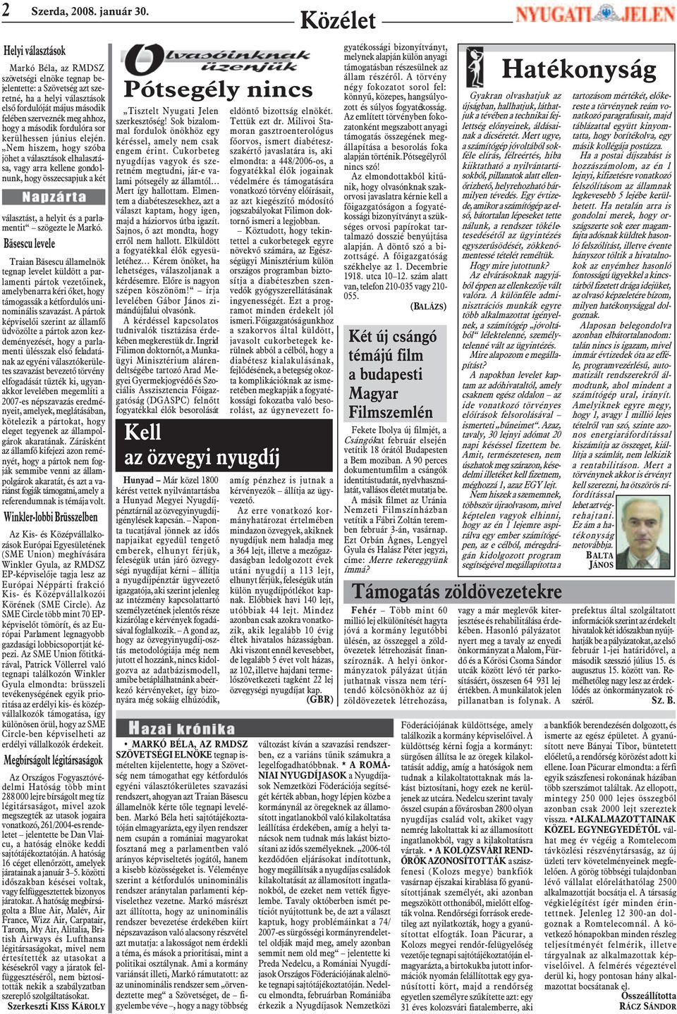 második fordulóra sor kerülhessen június elején.