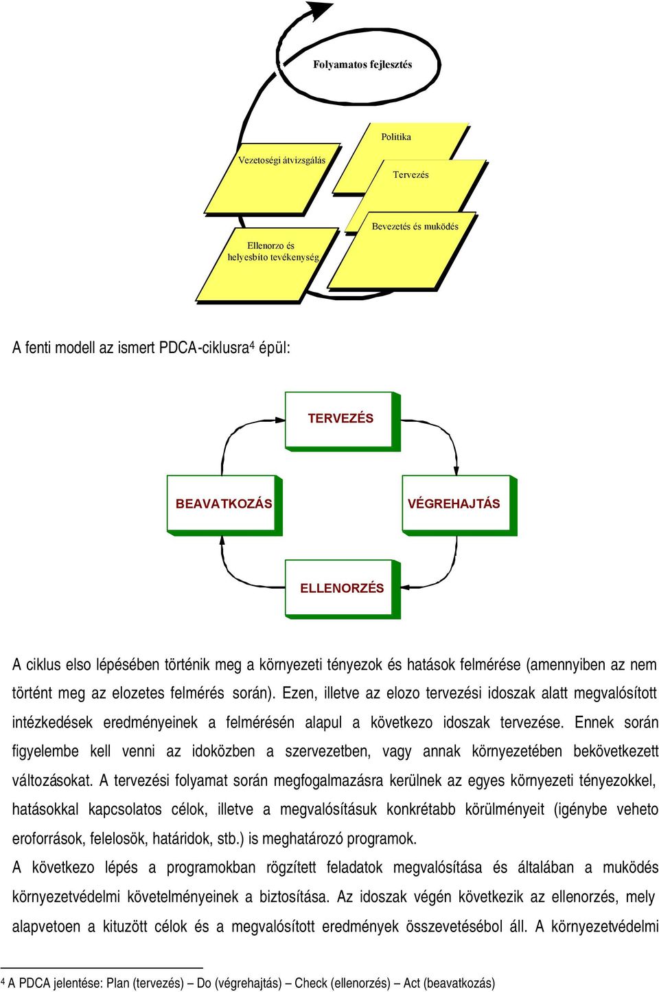 Ezen, illetve az elozo tervezési idoszak alatt megvalósított intézkedések eredményeinek a felmérésén alapul a következo idoszak tervezése.