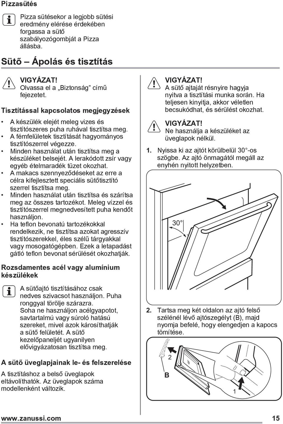 Használati útmutató. Tűzhely ZCG210S1WA - PDF Free Download