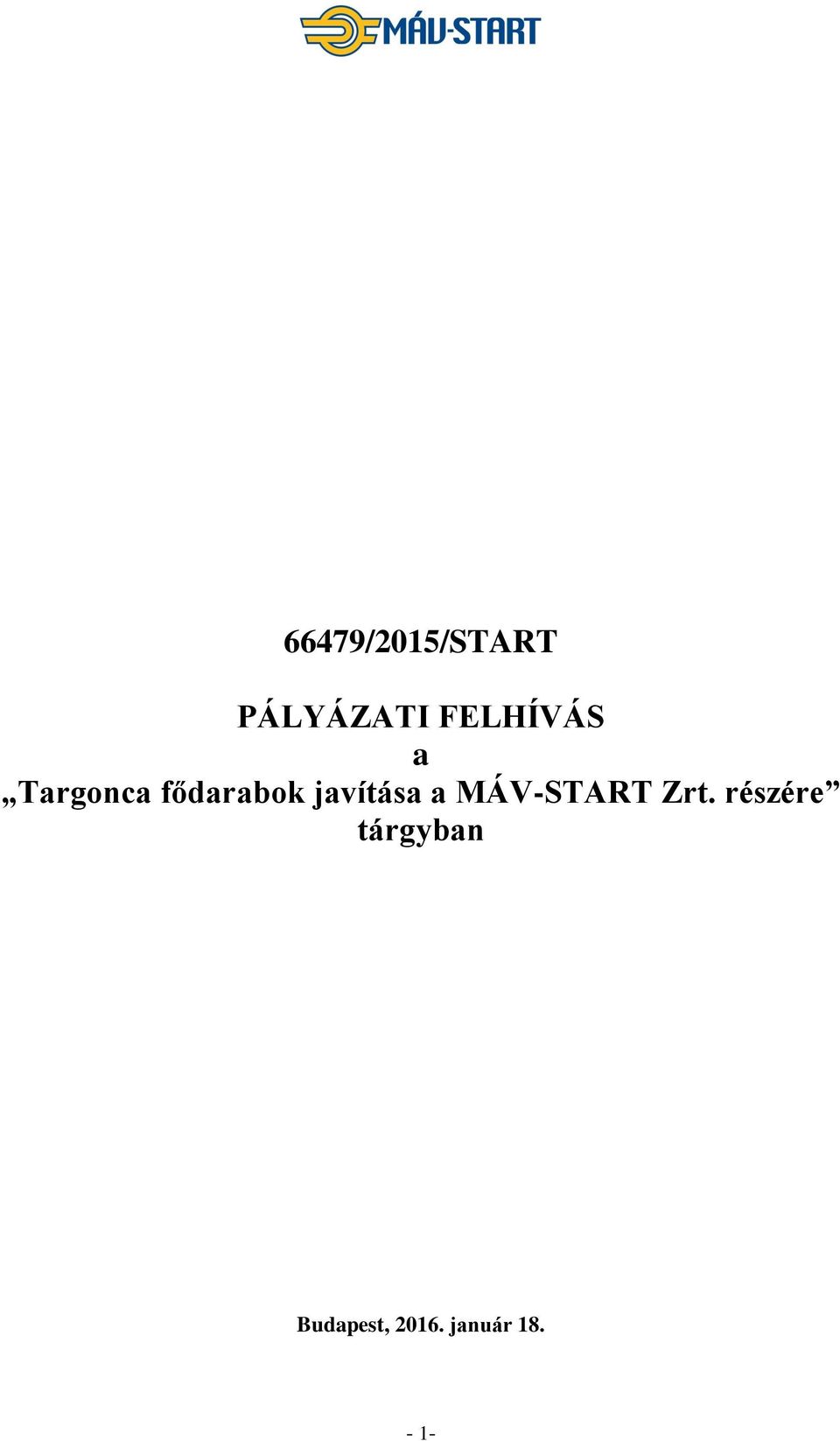 javítása a MÁV-START Zrt.