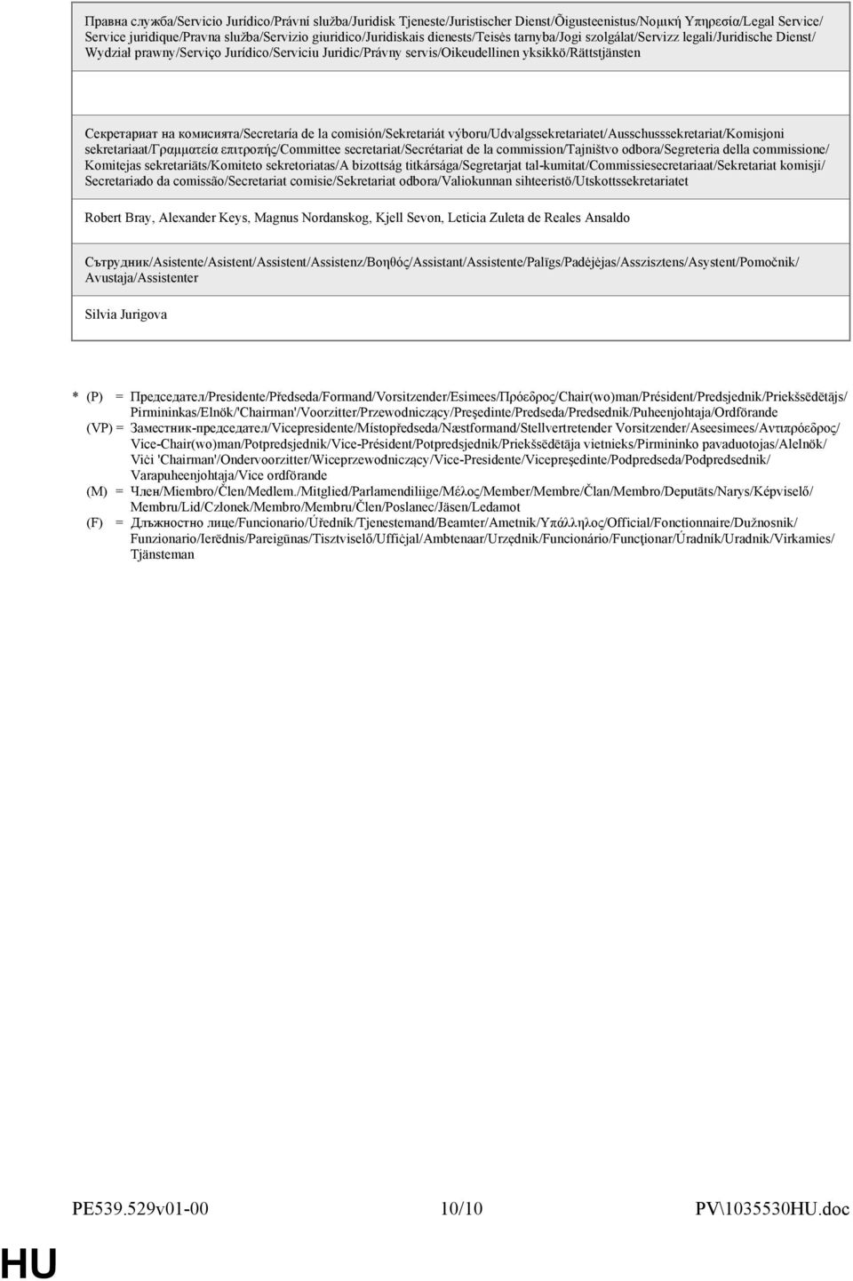 комисията/secretaría de la comisión/sekretariát výboru/udvalgssekretariatet/ausschusssekretariat/komisjoni sekretariaat/γραμματεία επιτροπής/committee secretariat/secrétariat de la