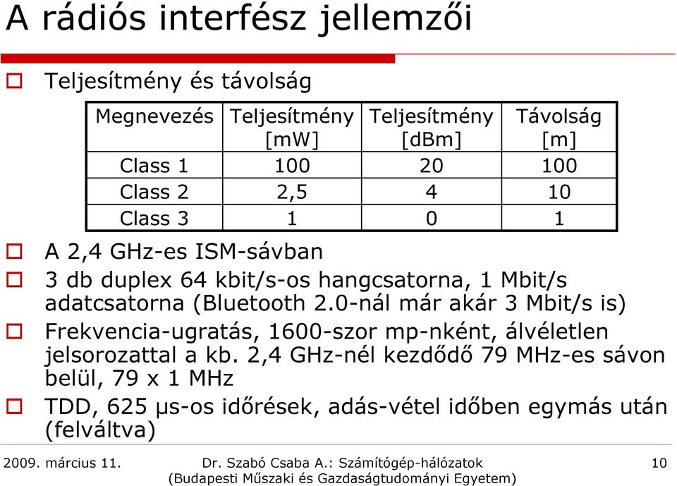 adatcsatorna (Bluetooth 2.