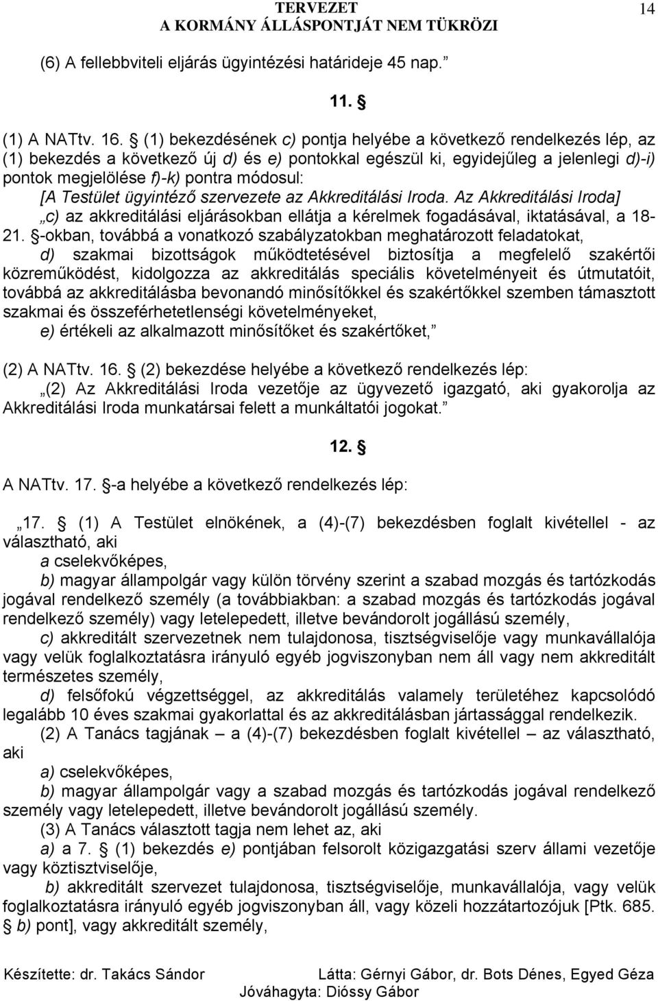 Testület ügyintéző szervezete az Akkreditálási Iroda. Az Akkreditálási Iroda] c) az akkreditálási eljárásokban ellátja a kérelmek fogadásával, iktatásával, a 18-21.