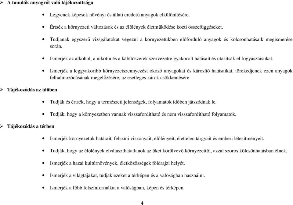 Ismerjék az alkohol, a nikotin és a kábítószerek szervezetre gyakorolt hatásait és utasítsák el fogyasztásukat.