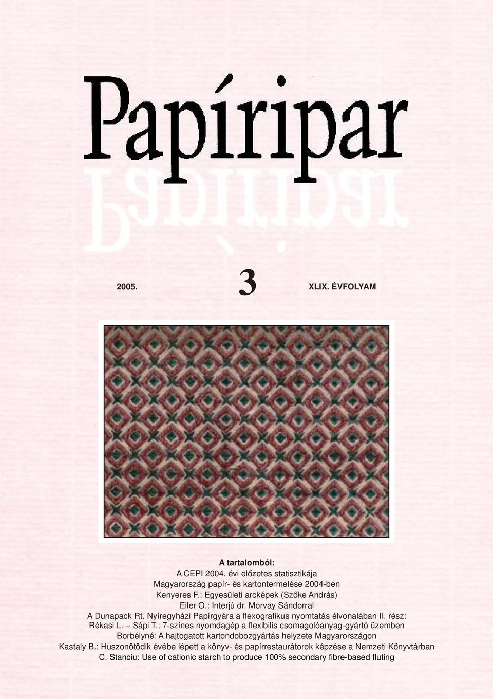 rész: Rékasi L. Sápi T.