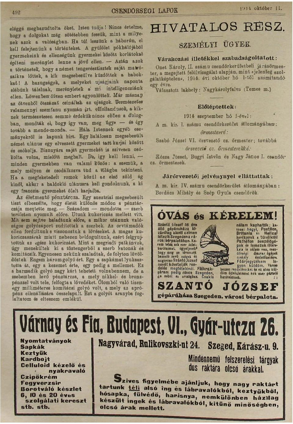 vz gyr r rj özö cój Bzyár já gyré zv ó v ő gh D gy d gyrb v v özö : 8 y éy é cdzv8 ud 8 vágb H f gfd r özü z ó zöd ág ő r f hdó uáur gdu CSENDÖRSÉGI LAPOK gy frz gyr ö rjb Az éő pézárcz Egy uzr gbü z