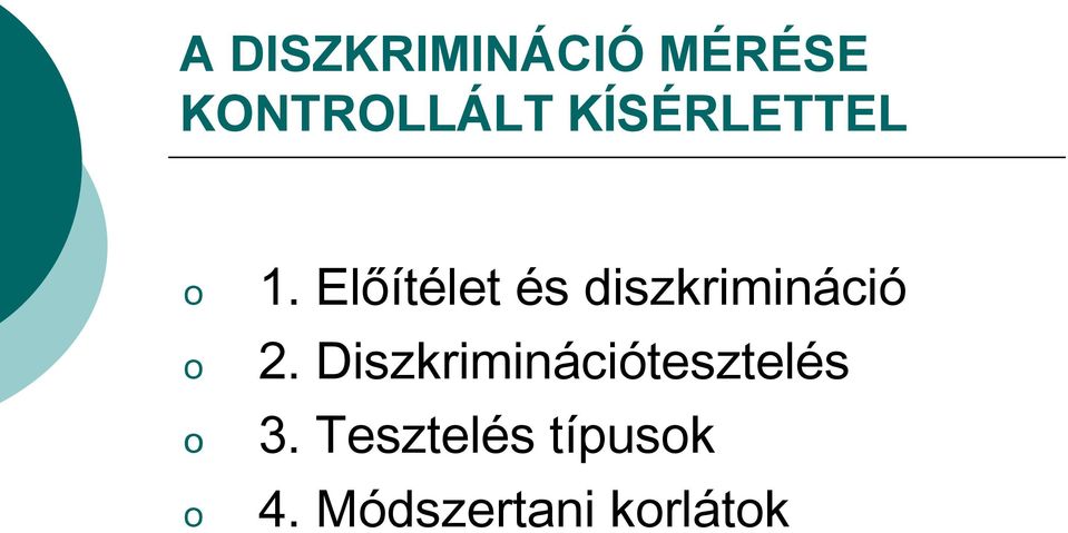 Előítélet és diszkrimináció 2.