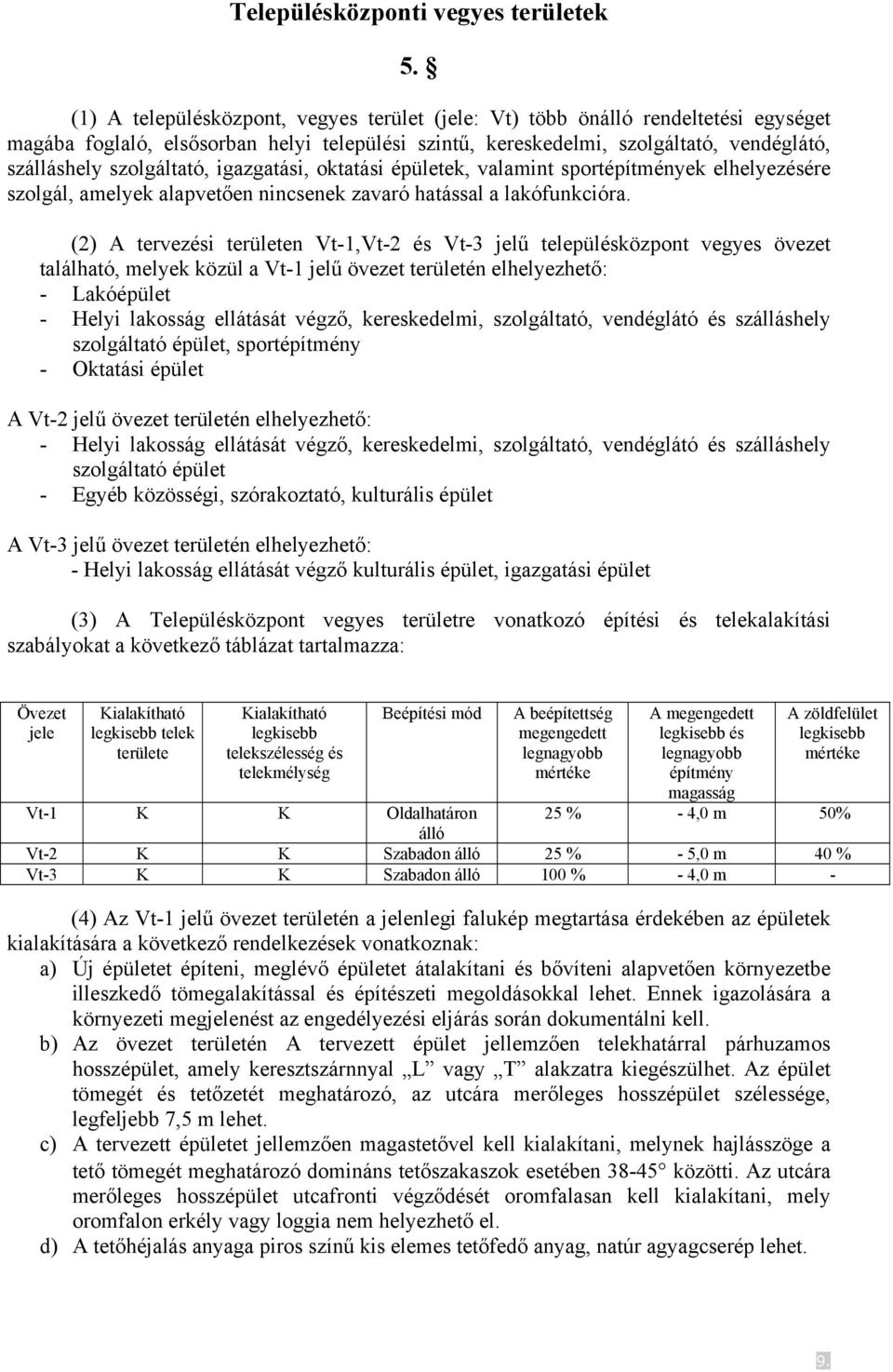 igazgatási, oktatási épületek, valamint sportépítmények elhelyezésére szolgál, amelyek alapvetően nincsenek zavaró hatással a lakófunkcióra.