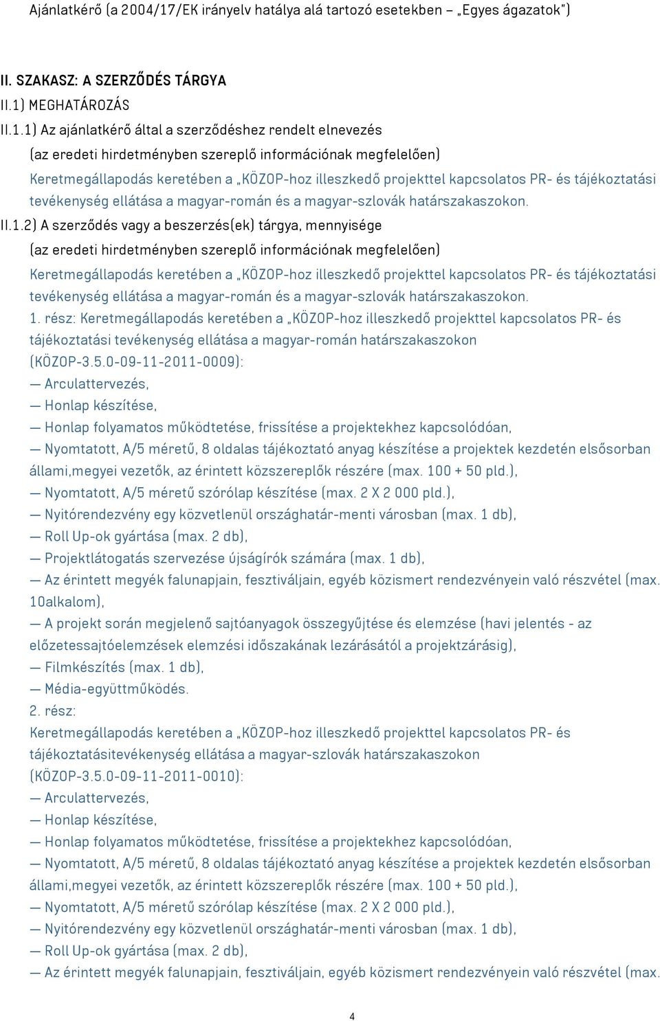 MEGHATÁROZÁS II.1.