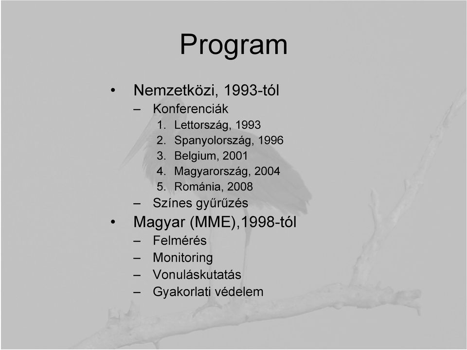 Belgium, 2001 4. Magyarország, 2004 5.