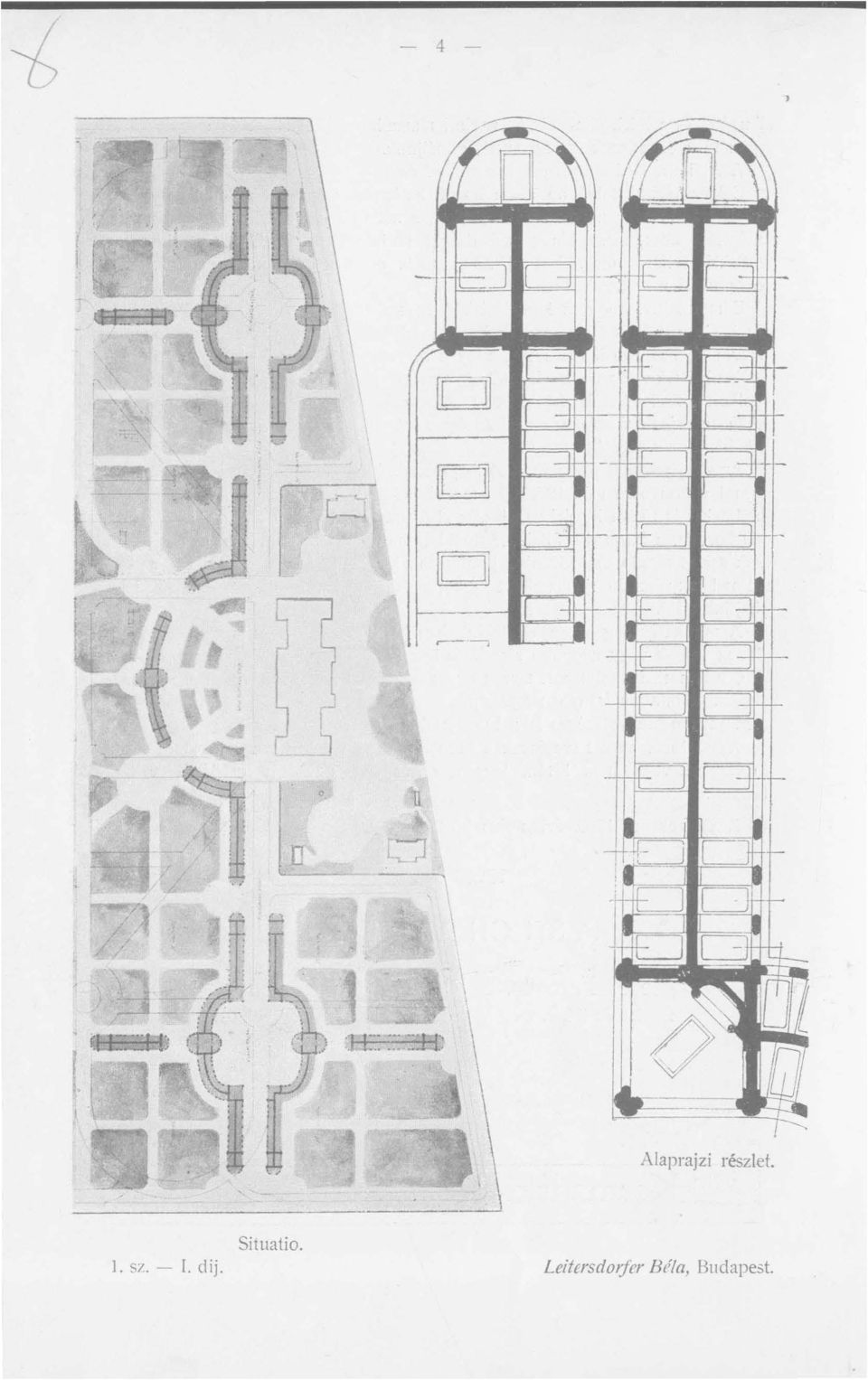 részlet. Situatio. l. sz. - I.