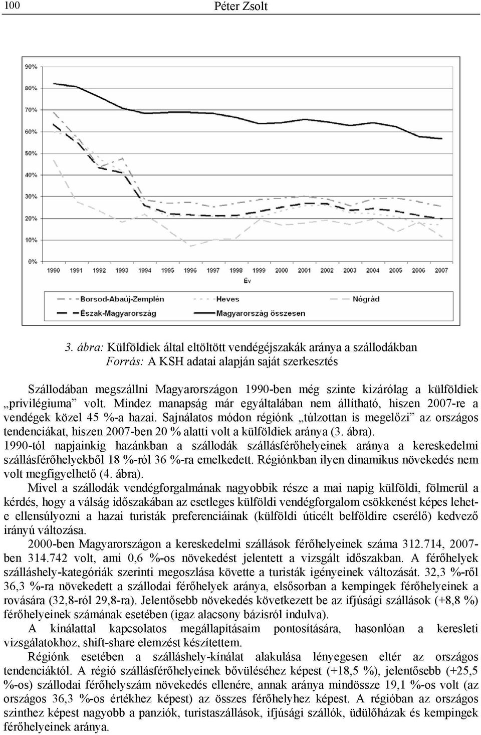 volt. Mindez manapság már egyáltalában nem állítható, hiszen 2007-re a vendégek közel 45 %-a hazai.