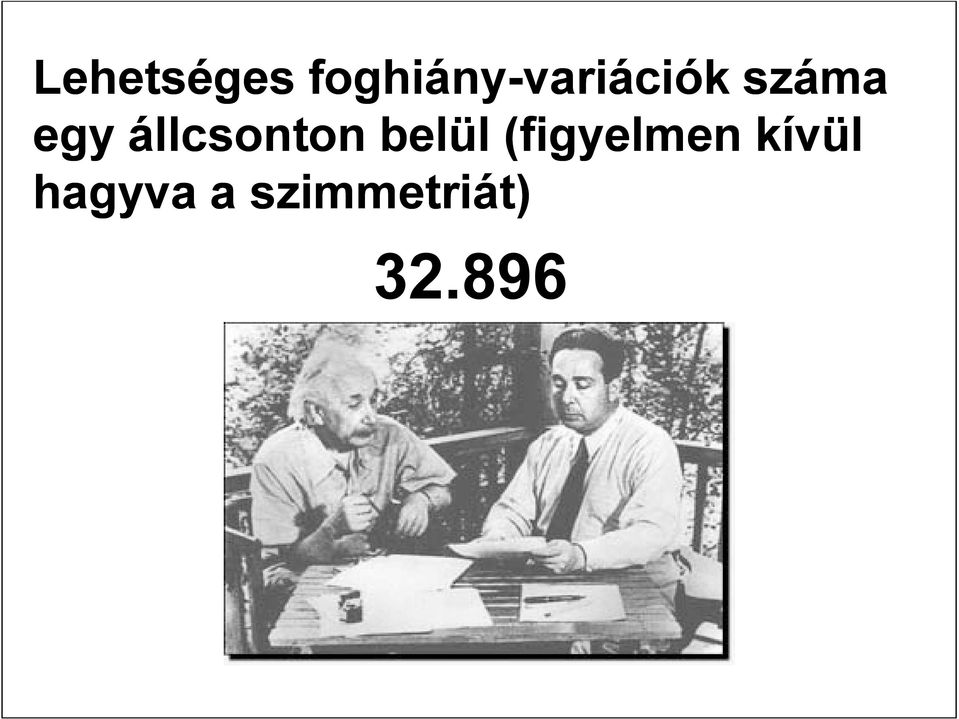 száma egy állcsonton belül
