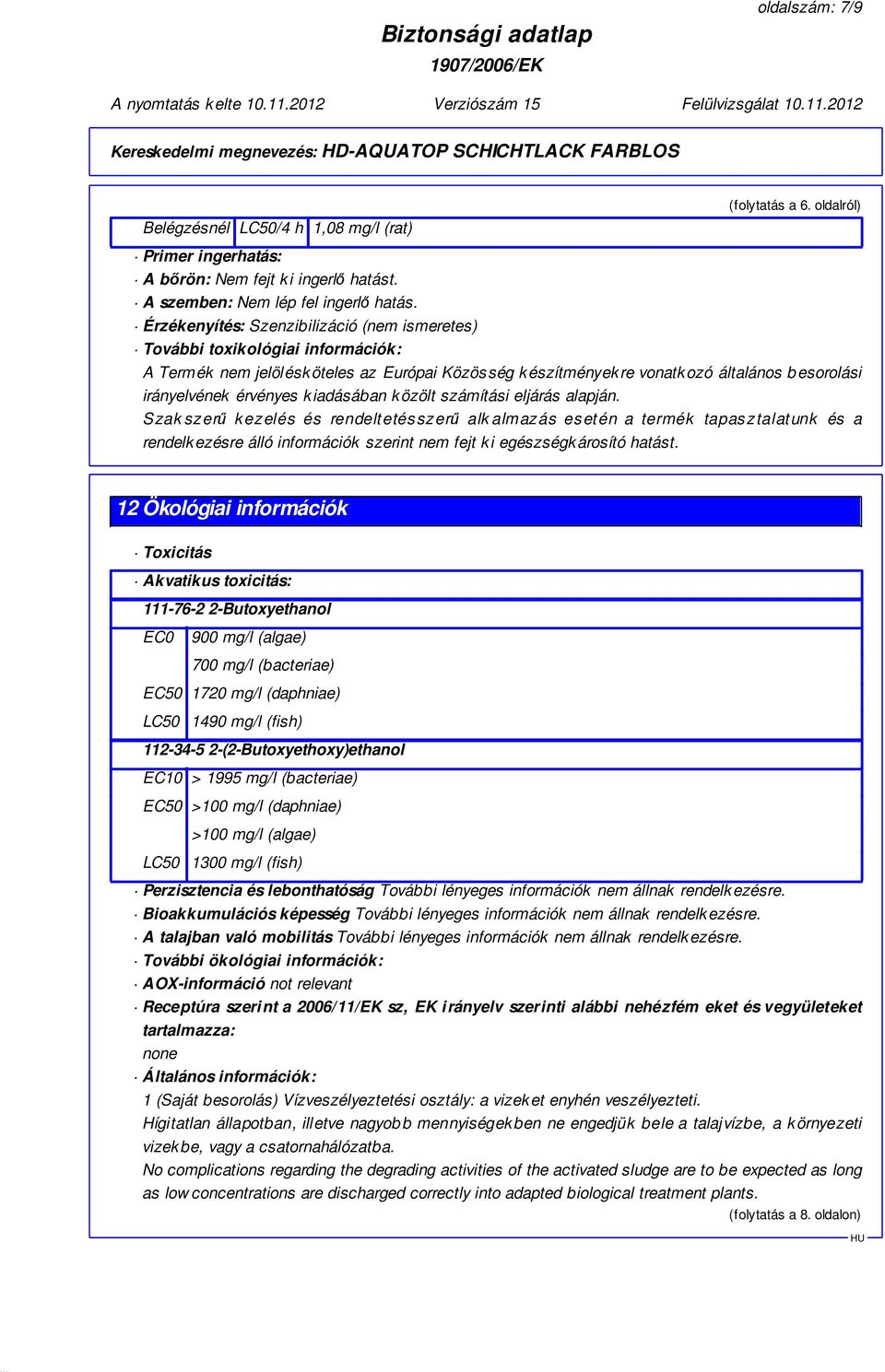 érvényes k iadásában k özölt számítási eljárás alapján.