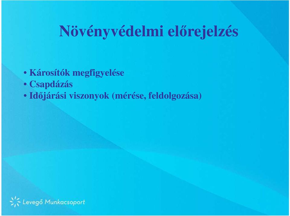 Csapdázás Időjárási