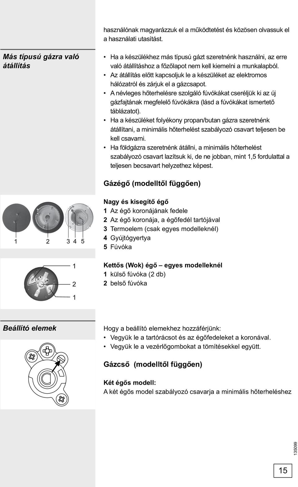 Beépíthető gázfőzőlap - PDF Ingyenes letöltés