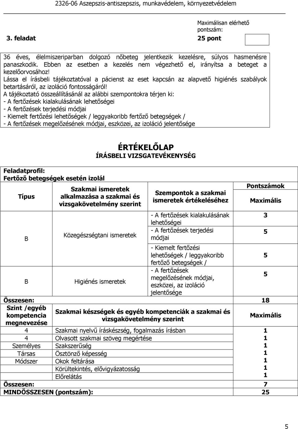 Lássa el írásbeli tájékoztatóval a pácienst az eset kapcsán az alapvetı higiénés szabályok betartásáról, az izoláció fontosságáról!