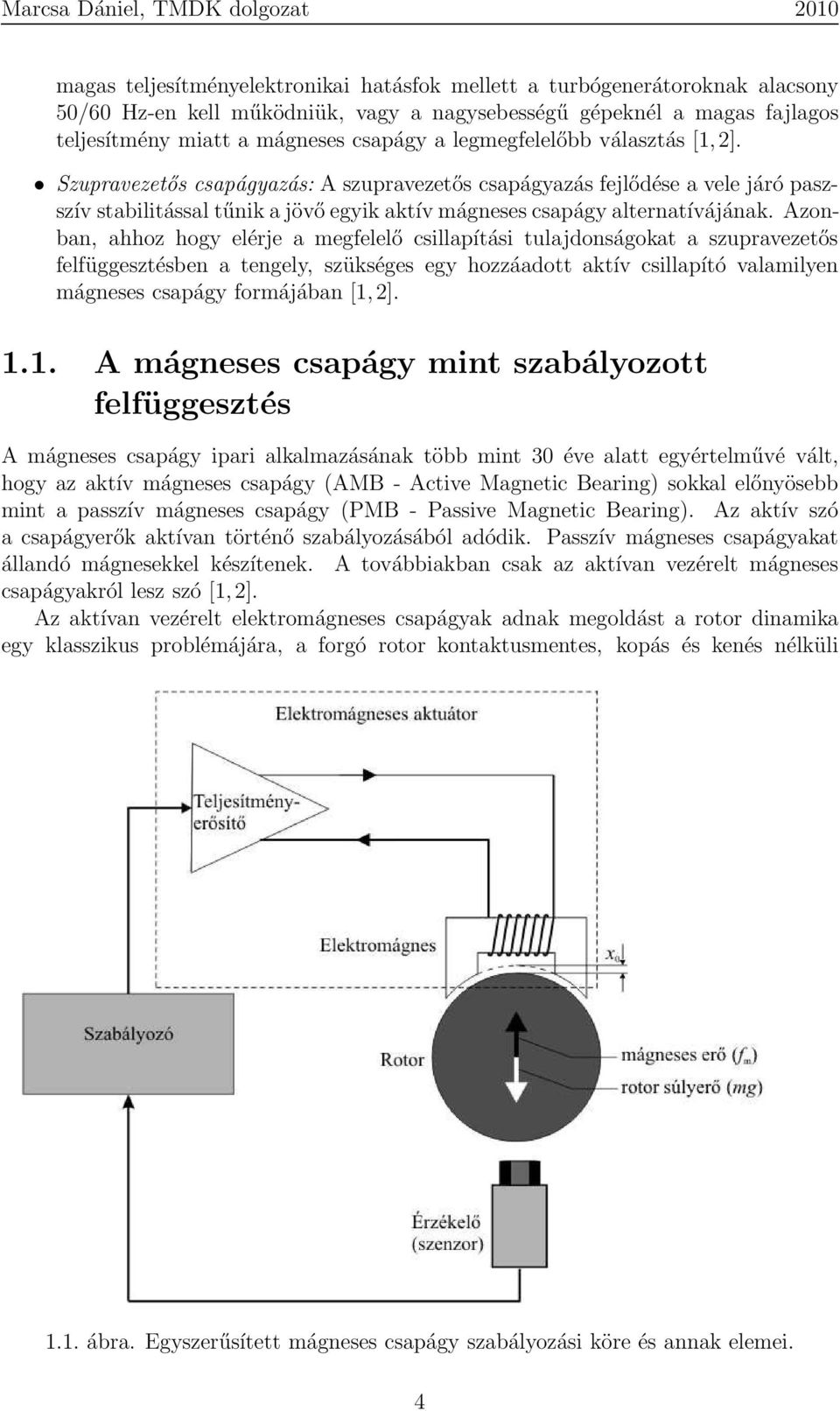 Azonban, ahhoz hogy elérje a megfelelő csillapítási tulajdonságokat a szupravezetős felfüggesztésben a tengely, szükséges egy hozzáadott aktív csillapító valamilyen mágneses csapágy formájában [1,2].