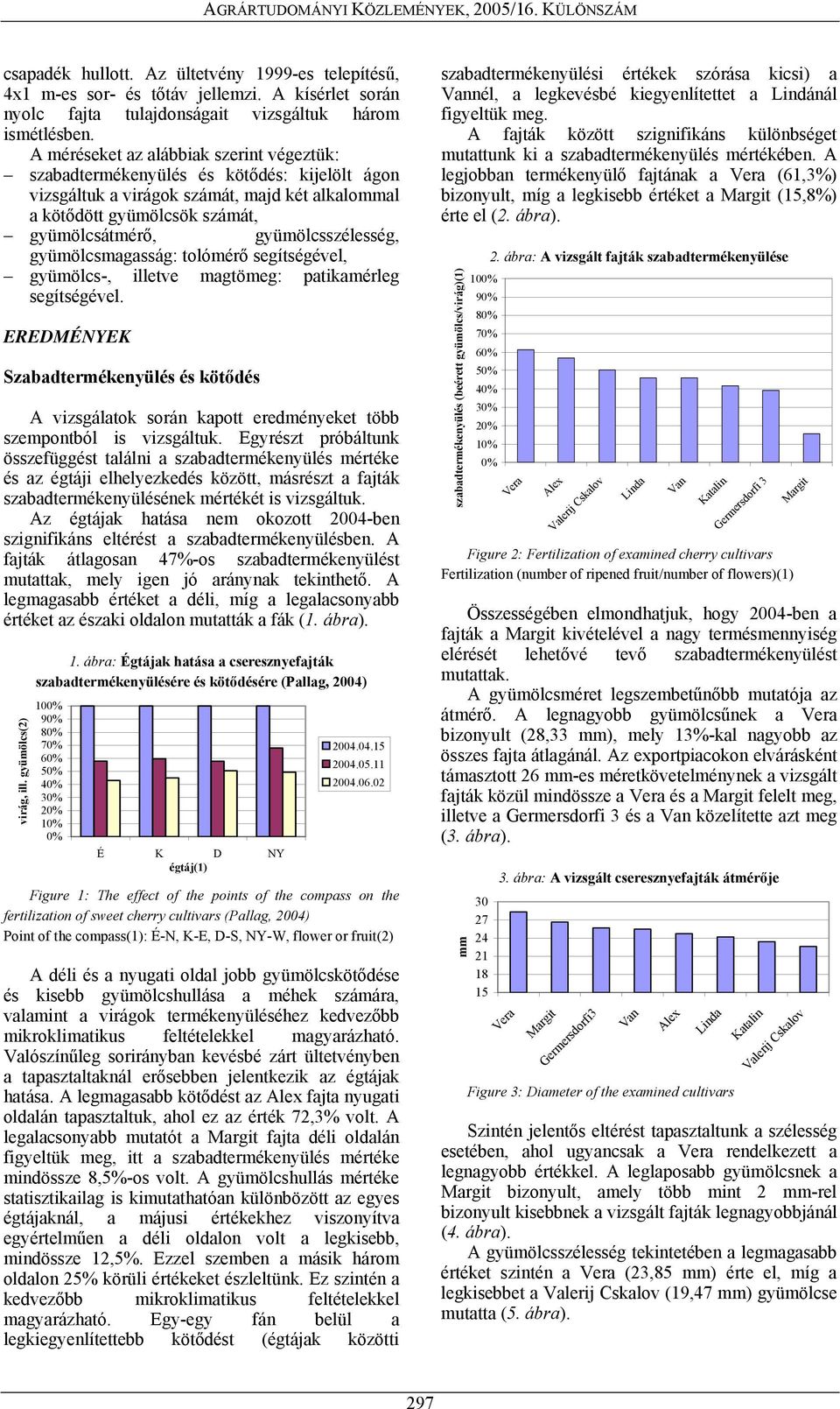 gyümölcsmagasság: tolómérő segítségével, gyümölcs-, illetve magtömeg: patikamérleg segítségével.