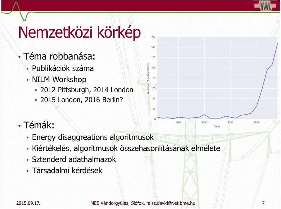 Témák: Energy disaggreations algoritmusok Kiértékelés,