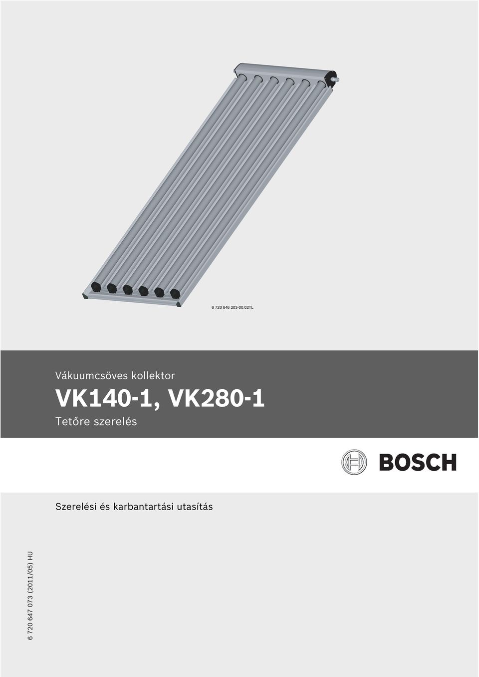 VK40-, VK80- Tetőre