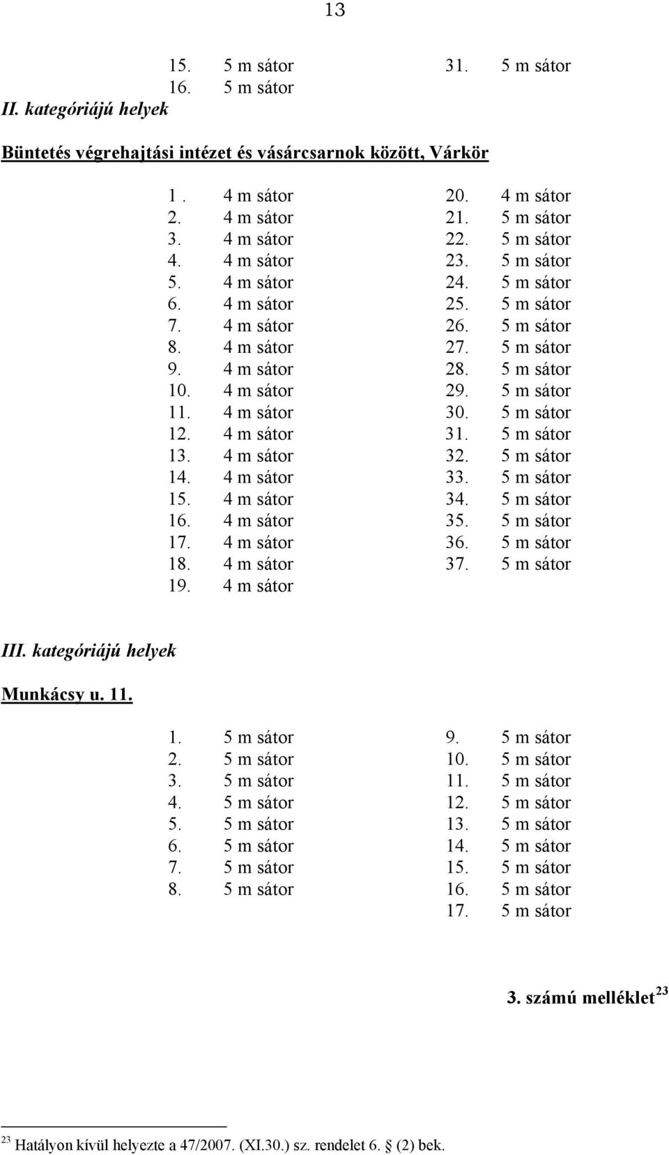 5 m sátor 11. 4 m sátor 30. 5 m sátor 12. 4 m sátor 31. 5 m sátor 13. 4 m sátor 32. 5 m sátor 14. 4 m sátor 33. 5 m sátor 15. 4 m sátor 34. 5 m sátor 16. 4 m sátor 35. 5 m sátor 17. 4 m sátor 36.