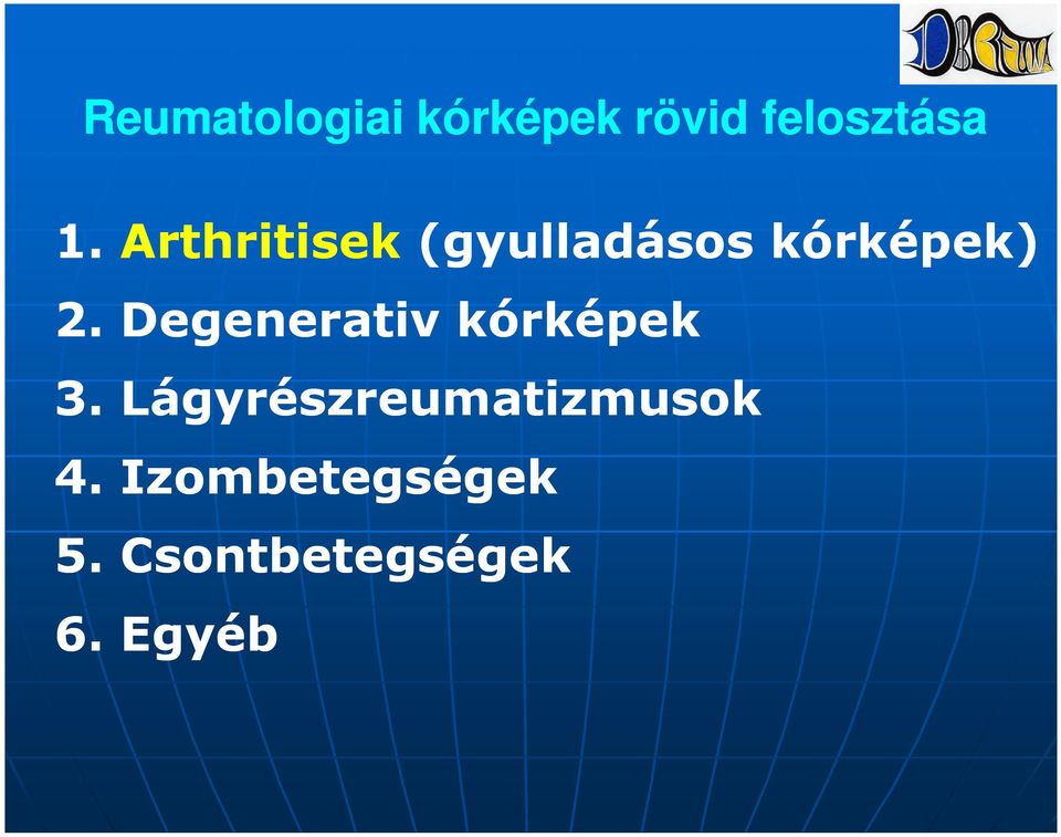 Degenerativ kórképek 3.