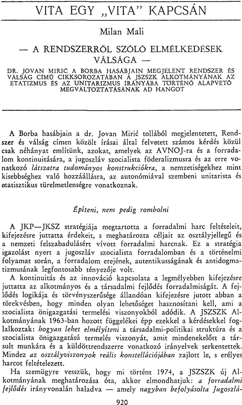 hasábjain a dr.