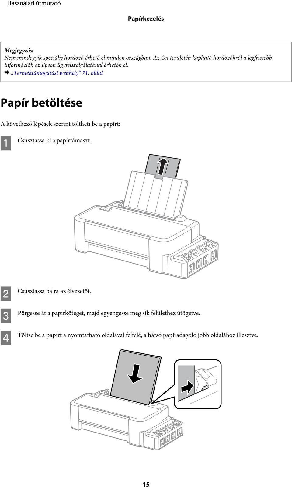 & Terméktámogatási webhely 71.