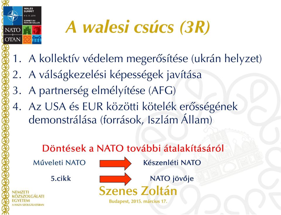 Az USA és EUR közötti kötelék erősségének demonstrálása (források, Iszlám