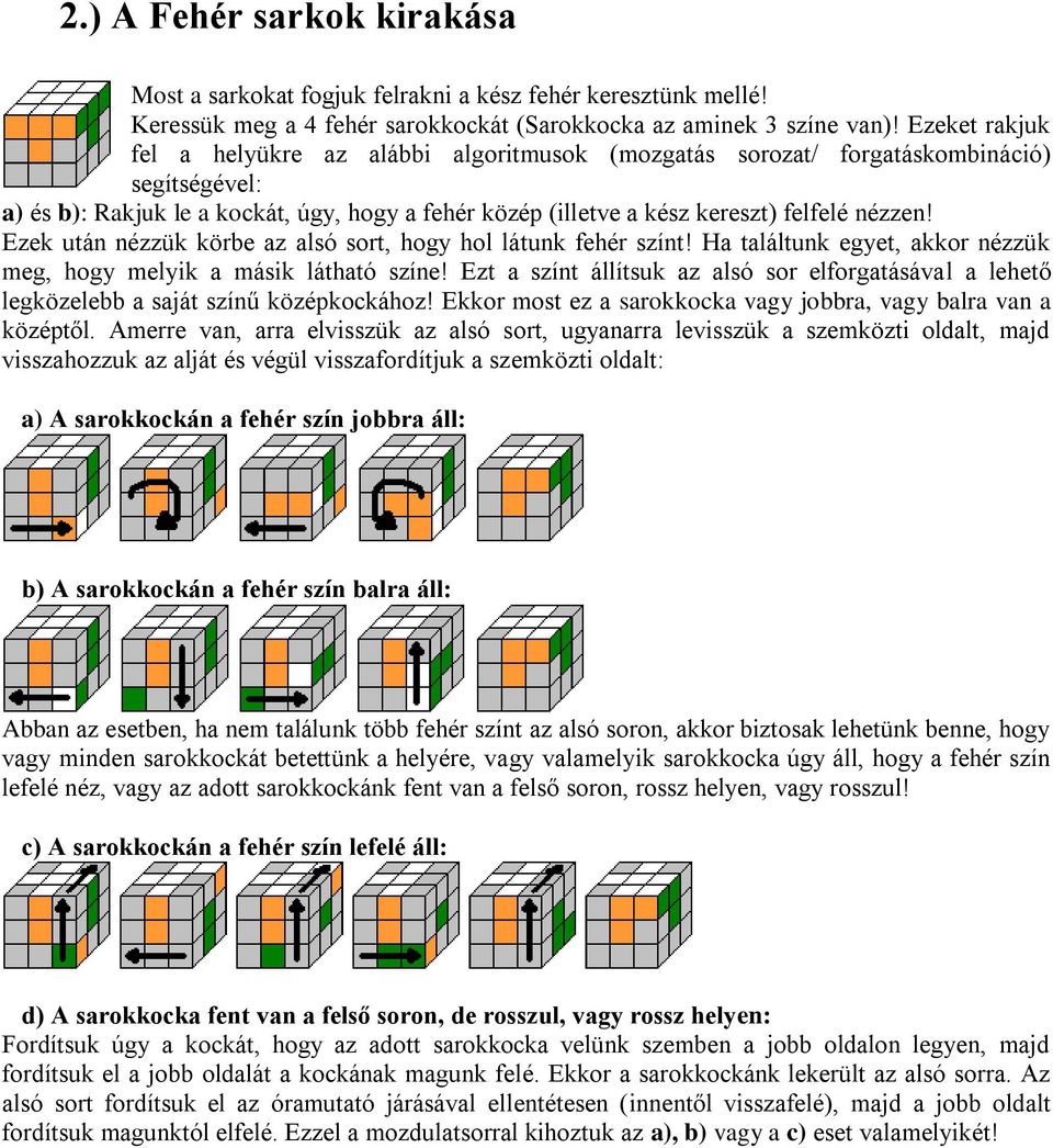 A Rubik kocka kirakása (Bővített változat) - PDF Free Download