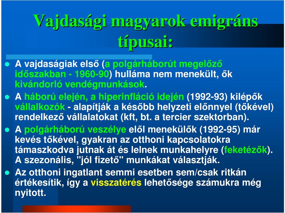 a tercier szektorban).