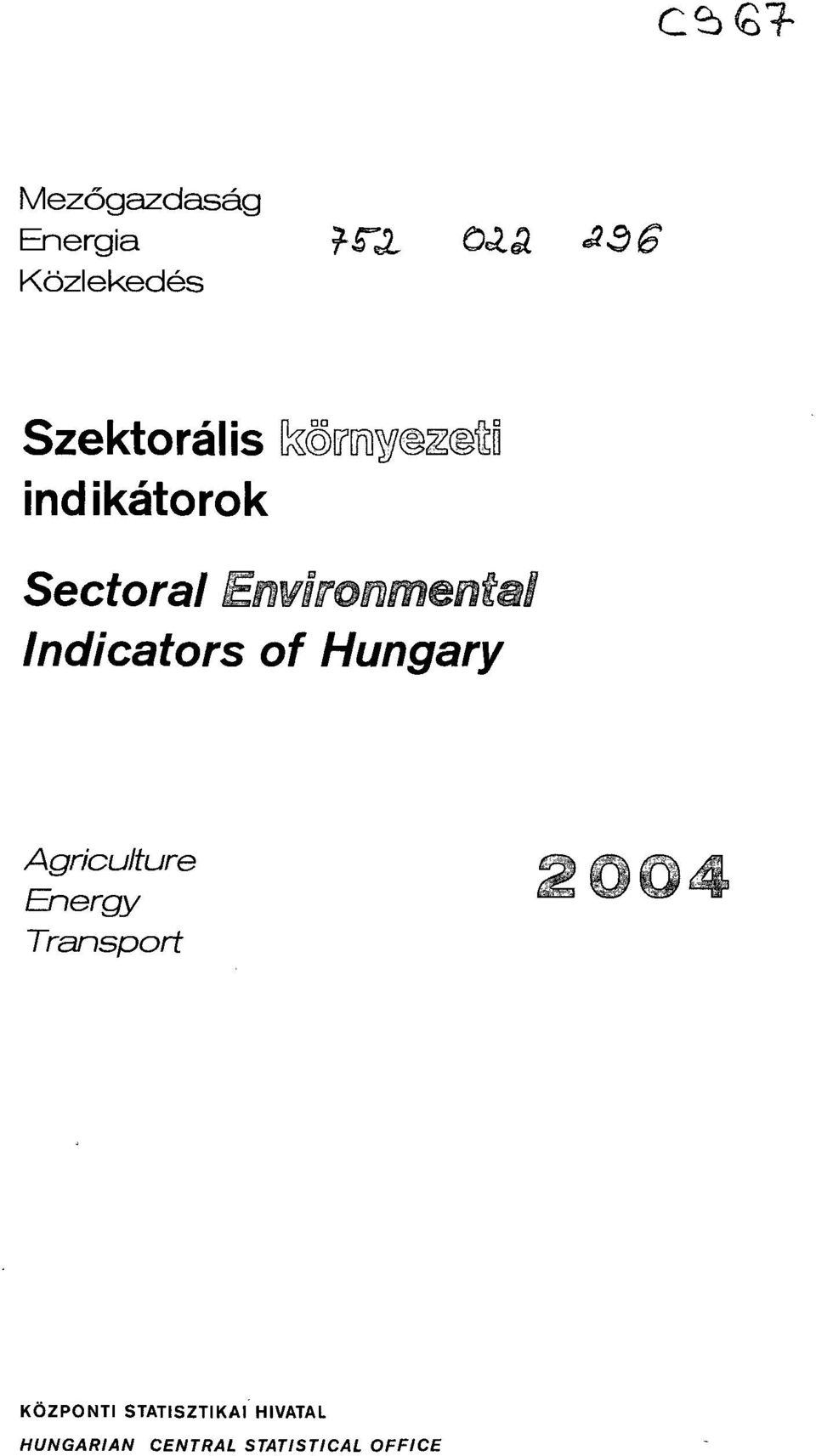 Indicators of Hungary Agriculture Energy