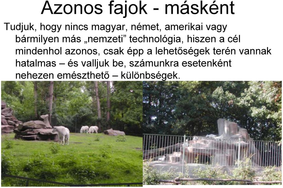 mindenhol azonos, csak épp a lehetőségek terén vannak hatalmas