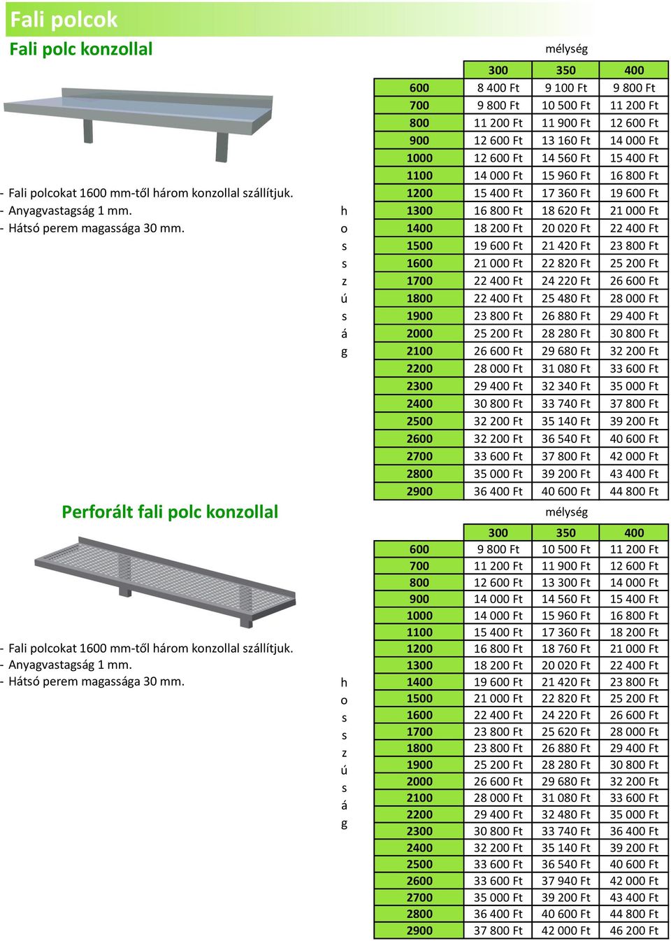 1400 18 200 Ft 20 020 Ft 22 400 Ft Perfrlt fali plc knllal mélyé 1500 19 600 Ft 21 420 Ft 23 800 Ft 1600 21 000 Ft 22 820 Ft 25 200 Ft 1700 22 400 Ft 24 220 Ft 26 600 Ft 1800 22 400 Ft 25 480 Ft 28