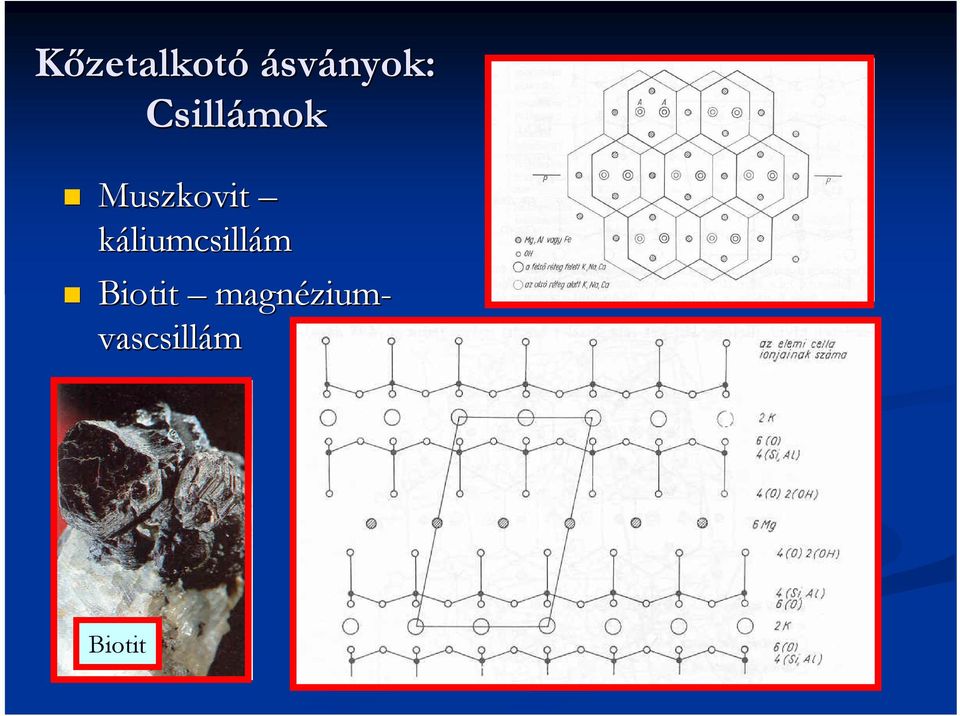 káliumcsillám Biotit