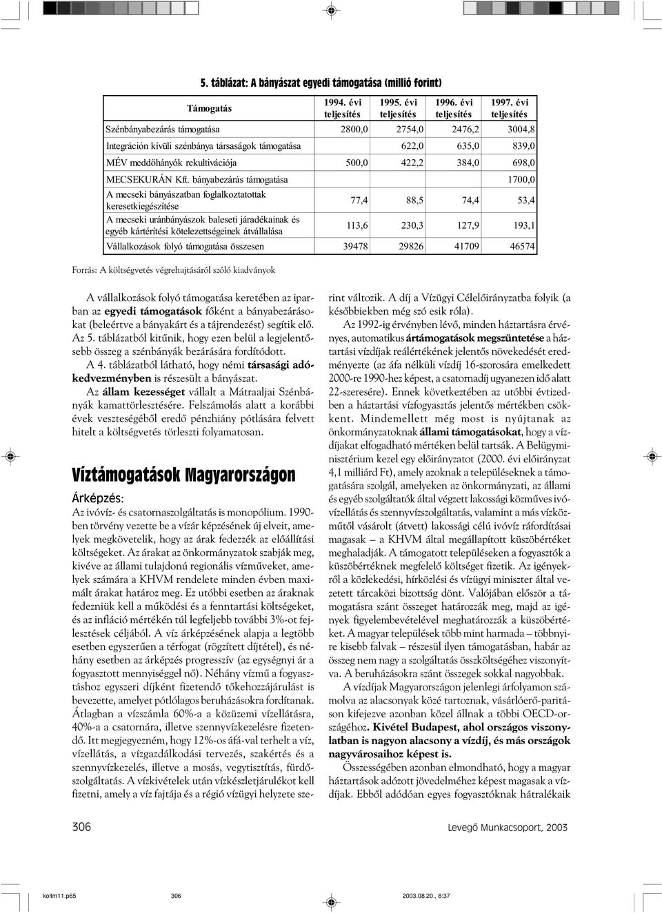 rekultivációja 500, 0 422, 2 384, 0 698, 0 MECSEKURÁN Kft.