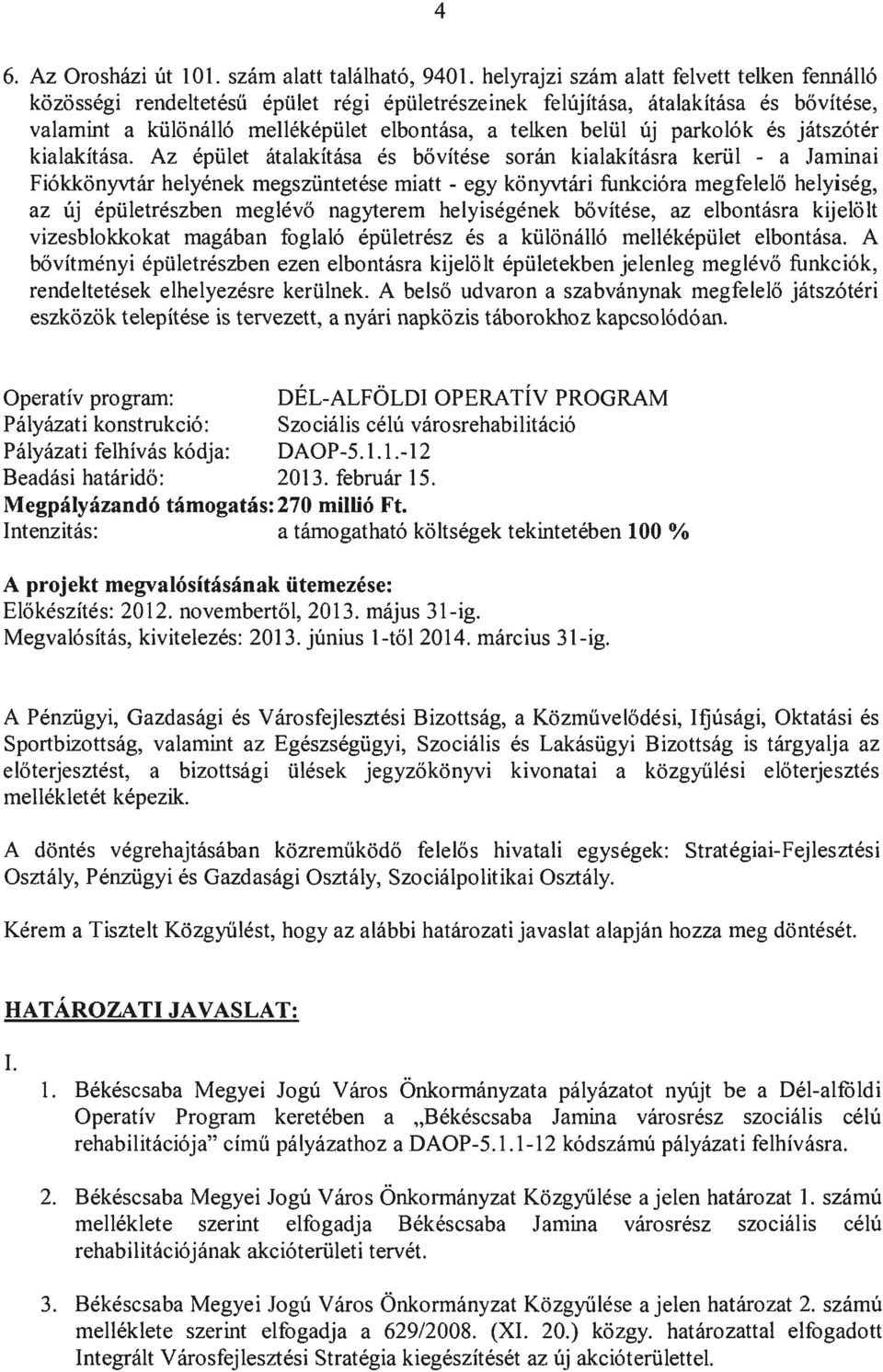 uj parkol6k es jatsz6ter kialakitasa.